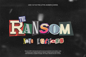 Ransom Note Letters