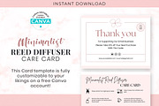 Minimalist Reed Diffuser Care Card, a Templates & Theme by Snapybiz (Thumbnail 6 of 10)