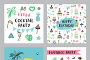 Flamingo Party, a Pattern Graphic by GooseFrol (Thumbnail 8 of 15)