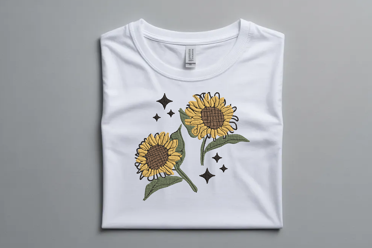 Sunflowers & Sparkles Embroidery, an Illustration by Purpose Ekbal (Photo 3 of 3)