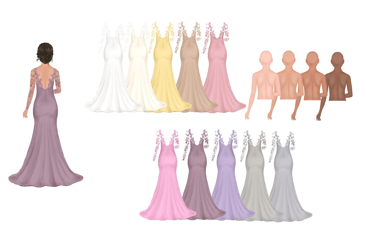 Bride Groom Clipart, a Person Illustration by ColorfulPT (Photo 2 of 7)