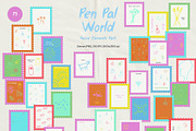 Pen Pal World: Naive Elements Pack, an Object Graphic by divanovskaya_nv (Thumbnail 18 of 20)