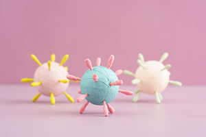 Models of corona virus featuring corona virus, model, and paper