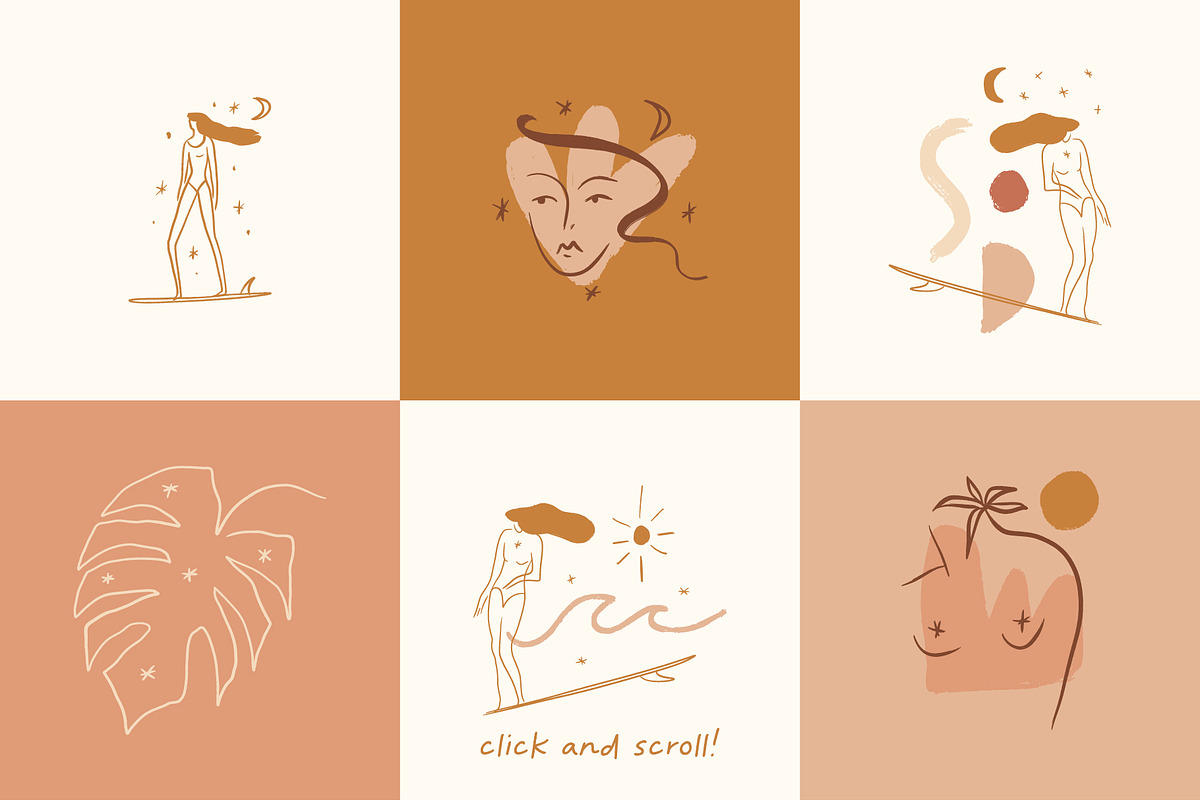 Summer Vibes Bundle, a Decorative Illustration by Annie Konst (Photo 2 of 10)