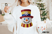 Sparkling Crystal Christmas Snowman, an Illustration by DreamCafeArt (Thumbnail 3 of 4)
