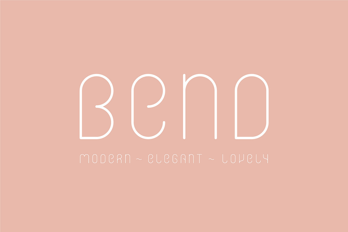 Bend Font