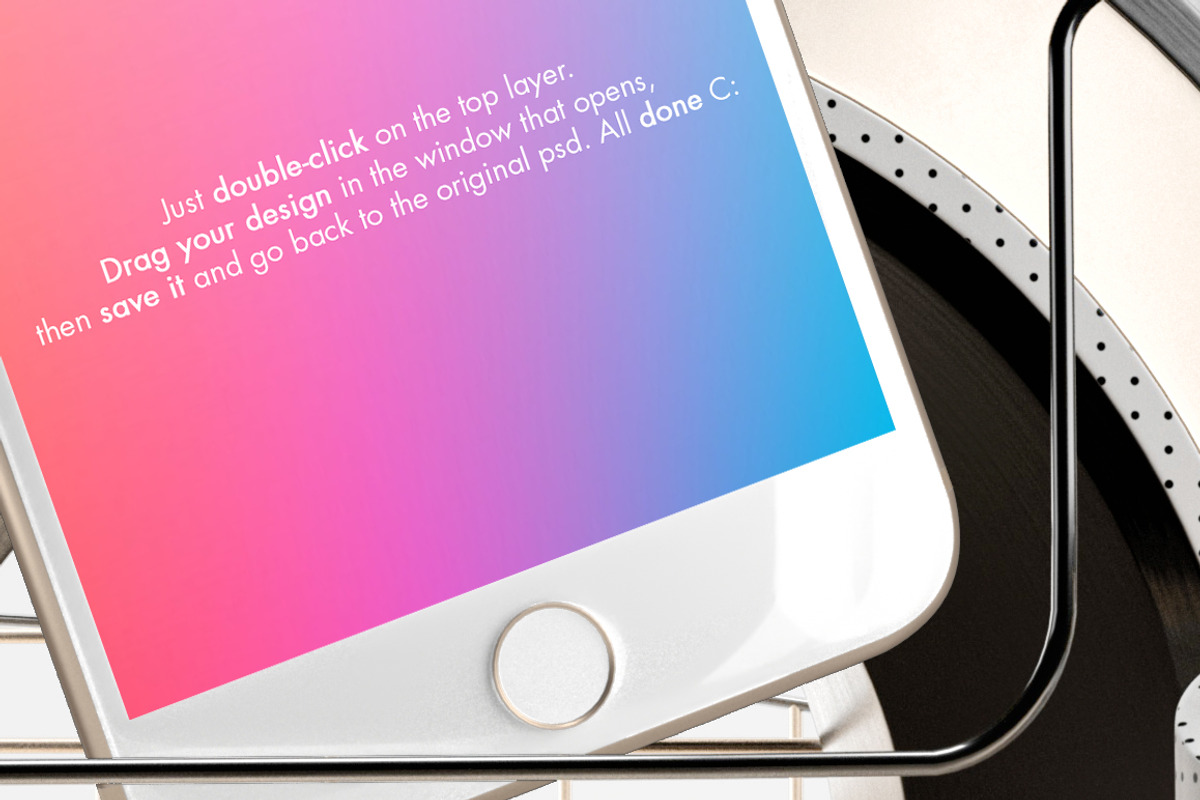 iPhone 8 Creative Mockups Set, an iPhone Mockup by As Good As Possible (Photo 4 of 16)