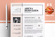 Resume/CV Bundle | 200+ for $29, a Resume Template by ResumeInventor (Thumbnail 46 of 207)