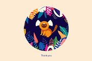 Jungle Animals cute collection, an Animal Illustration by MoleskoStudio (Thumbnail 13 of 13)
