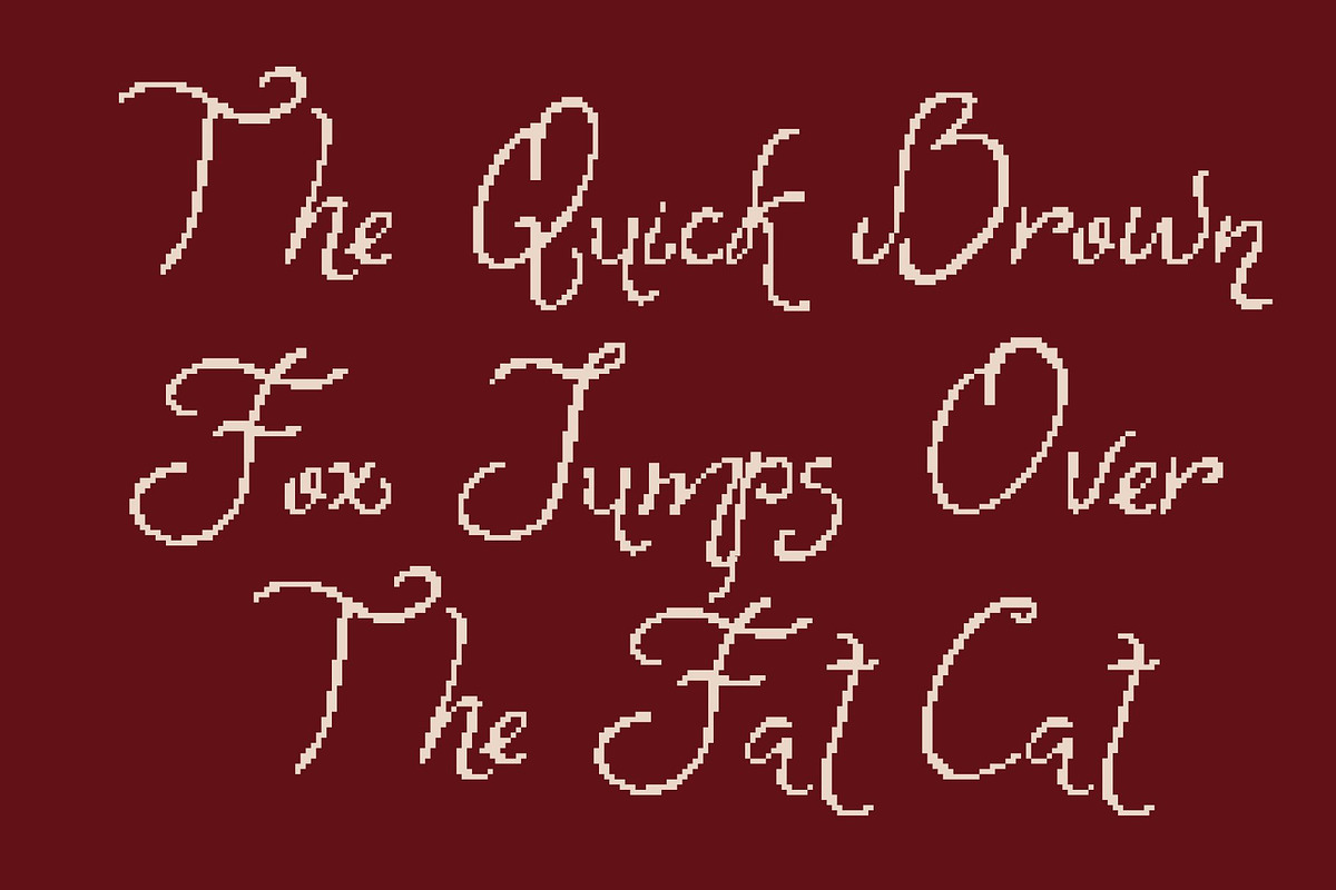 CS Fidela Pixel, a Handwritten Font by Craft Supply Co. (Photo 6 of 8)