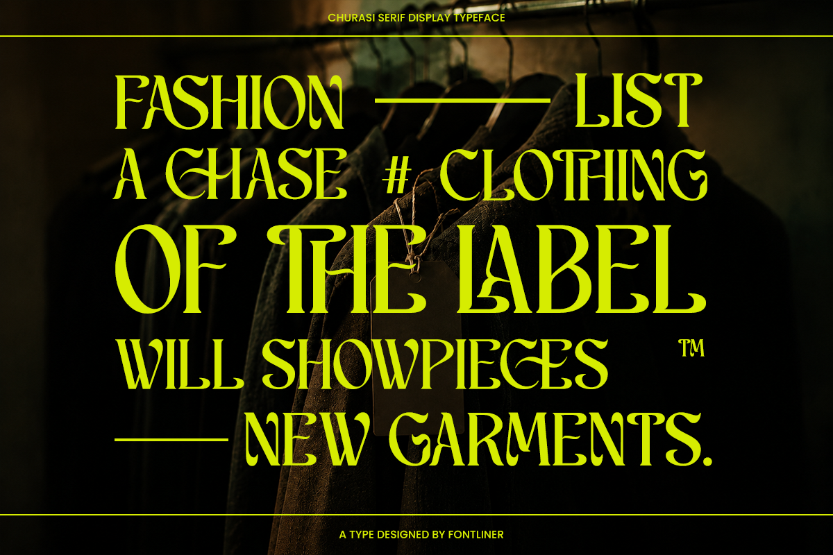 Luxury Ligature Serif Font - Churasi, a Serif Font by Font Liner (Photo 6 of 10)