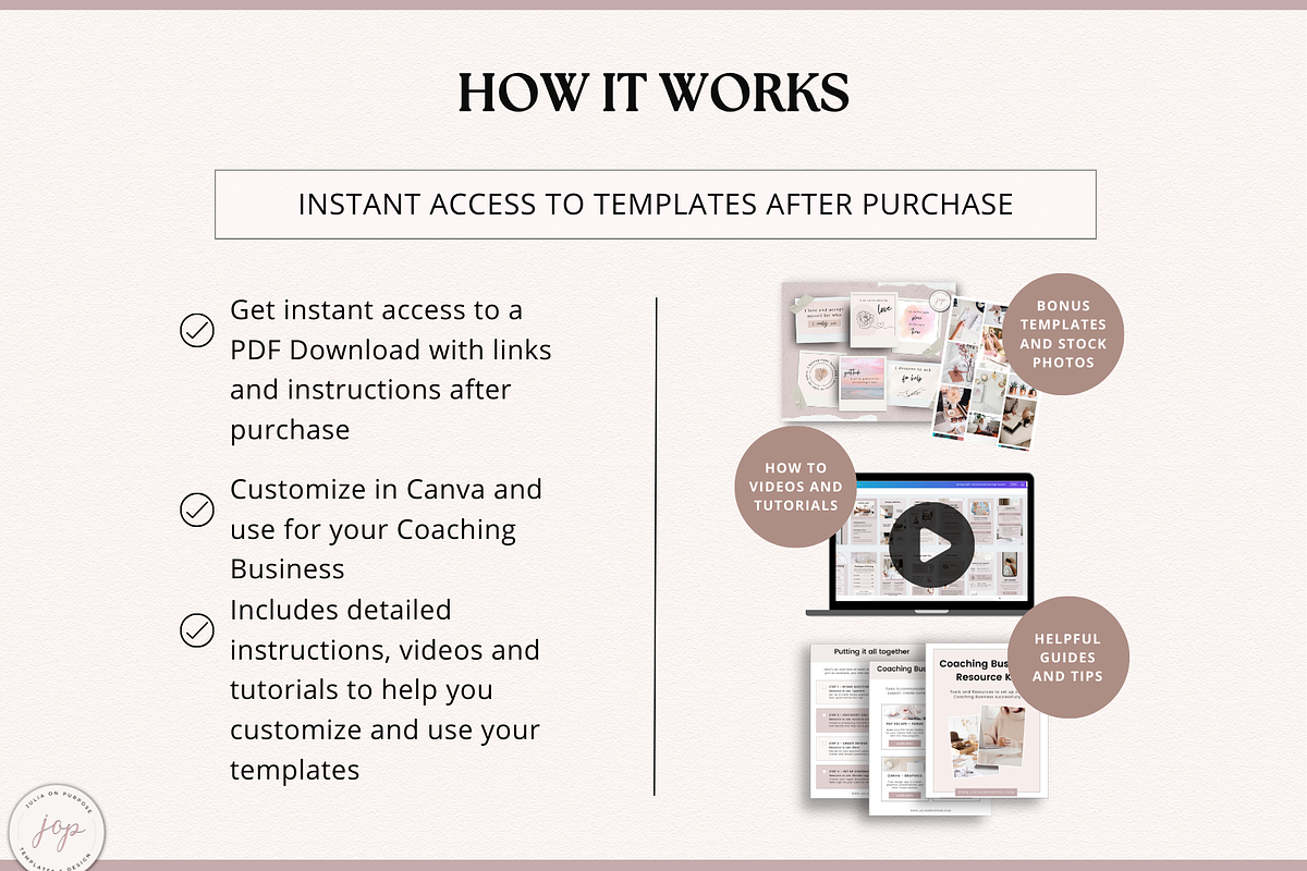 Coaching Business Template Bundle, a Templates & Theme by Julia On Purpose (Photo 8 of 8)