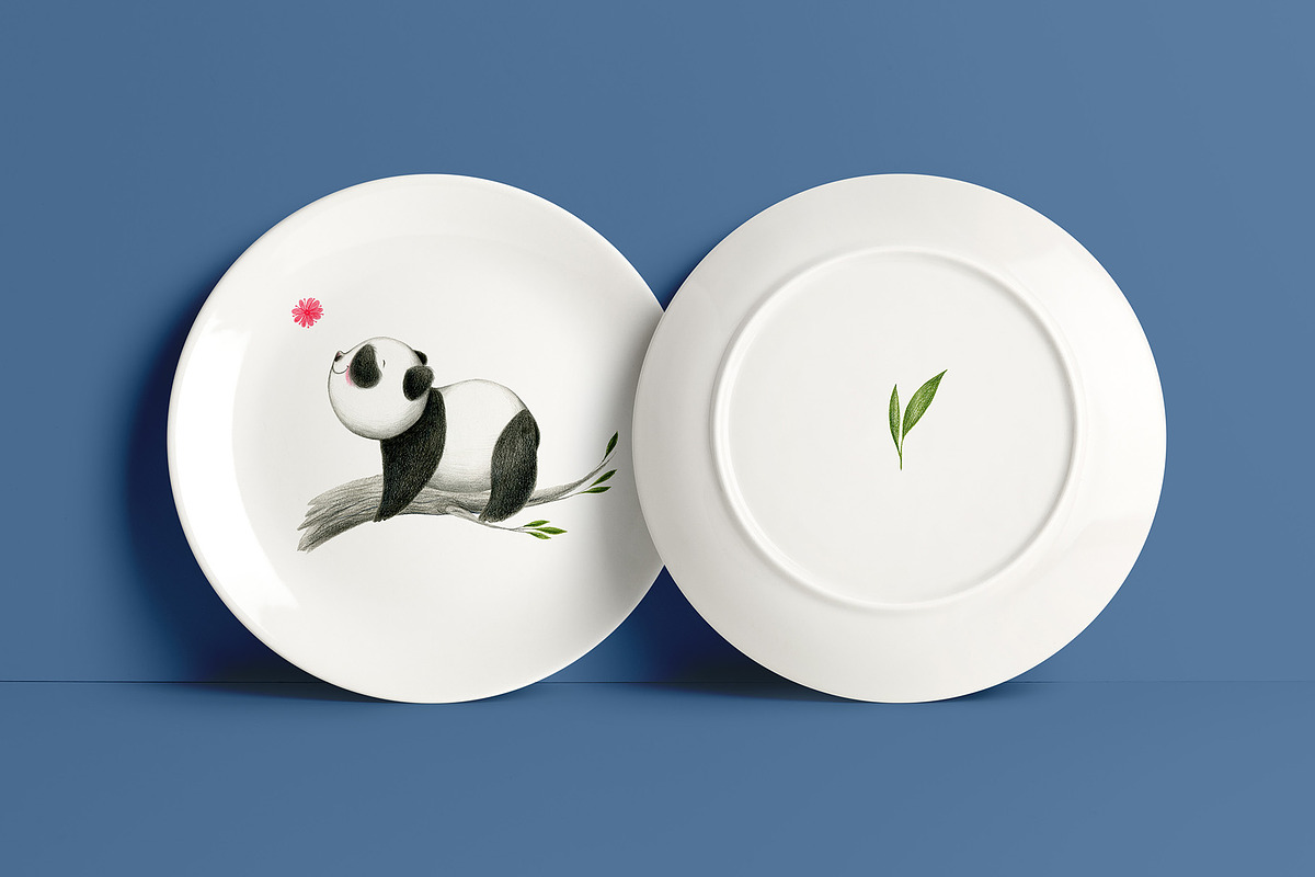 Funny Panda - color pencil clipart, an Animal Illustration by KatsiarynaKa (Photo 7 of 16)