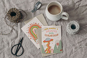 Holly Jolly Groovy Christmas, a Seasonal Illustration by Mio Buono (Thumbnail 3 of 13)