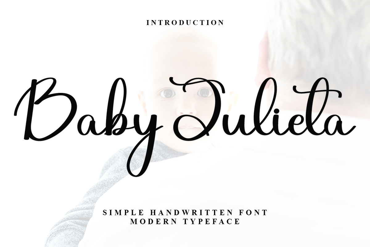 Baby Julieta, a Handwritten Font by InermediaSTUDIO (Photo 1 of 7)