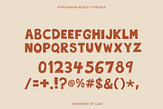 Pentagram Block - Bold display Font, a Handwritten Font by Lise & Mike–Visual Makers (Thumbnail 2 of 6)