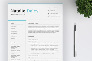 Word Resume Template / Cover Letter