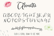Alouette Modern Calligraphy Font, a Script Font by Seven Seas Design Co. (Thumbnail 2 of 4)