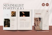 Canva Minimalist Portfolio | Minisho, a Magazine Template by BlancaLab Studio (Thumbnail 1 of 9)