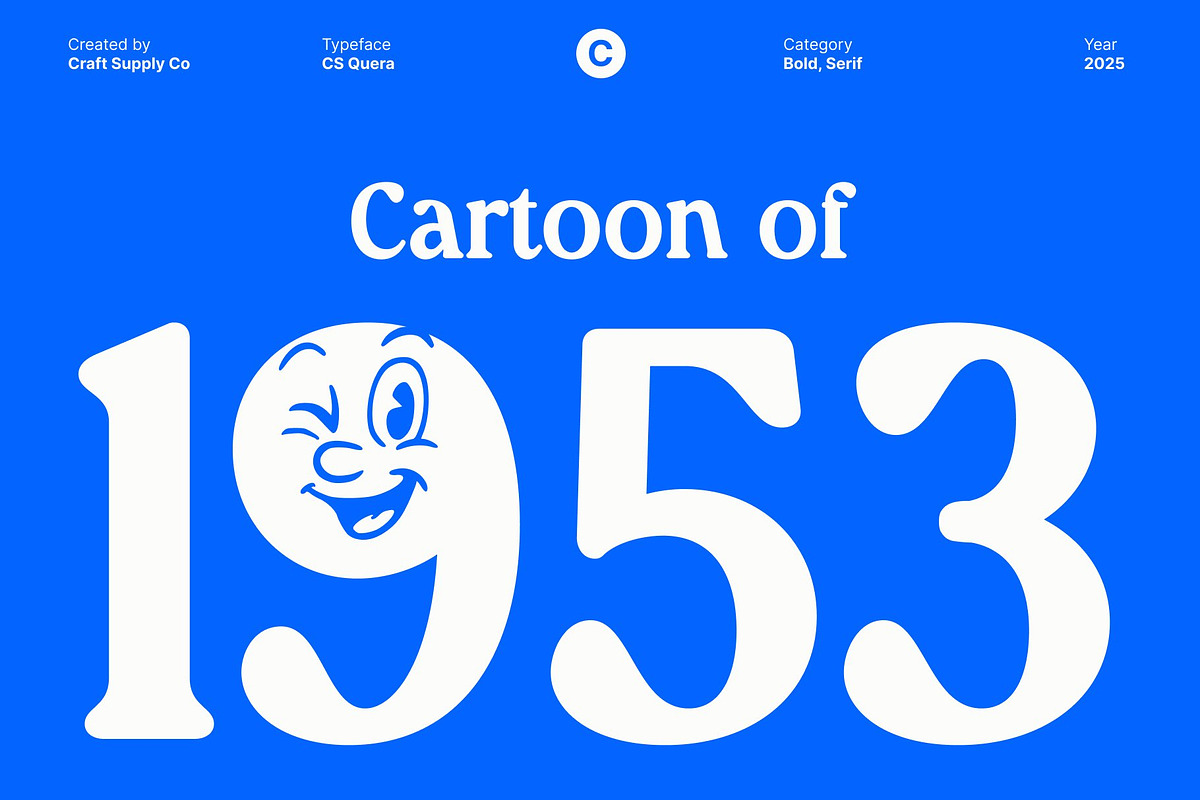 CS Quera – Bold Serif Font, a Serif Font by Craft Supply Co. (Photo 5 of 8)