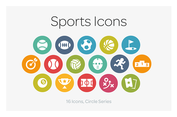 Circle Icons Sports