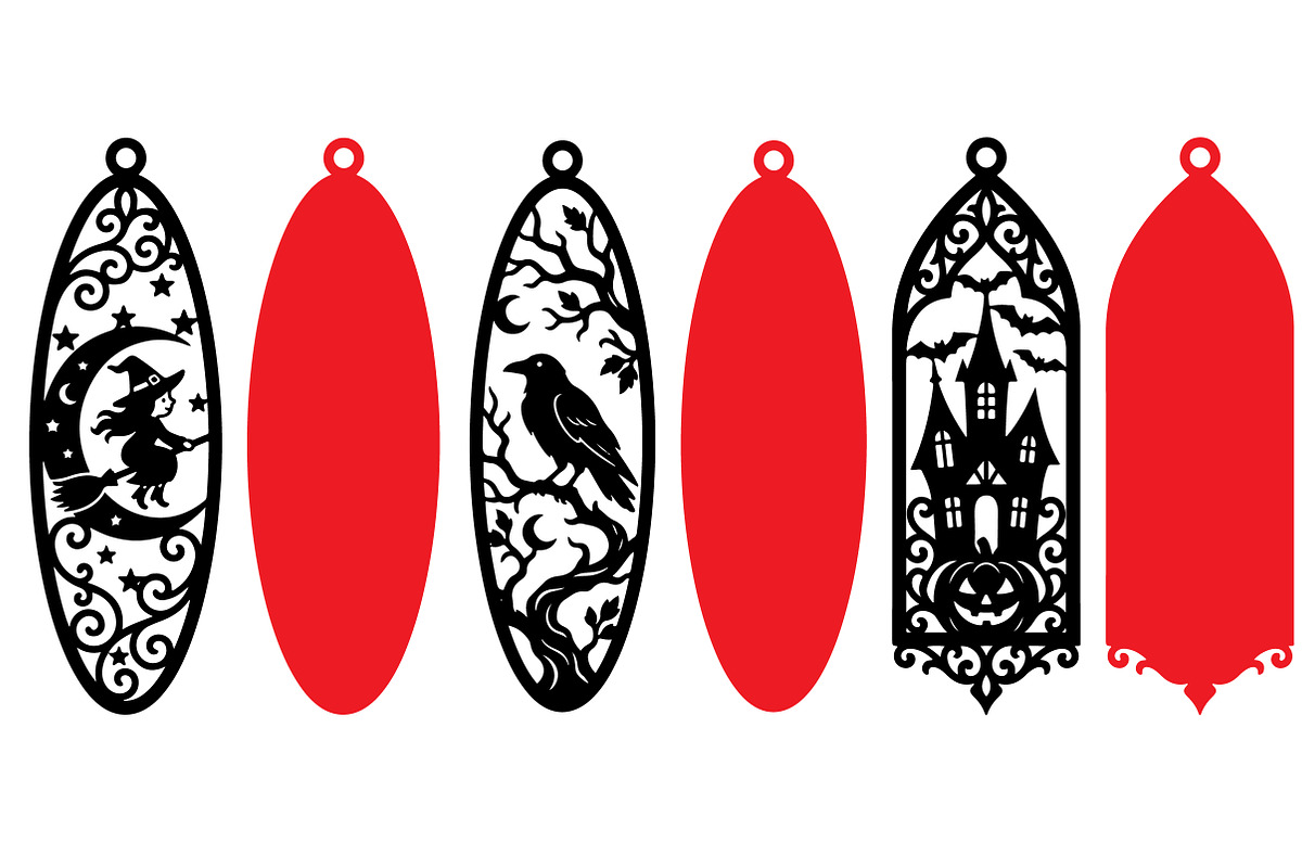 Halloween Ornaments Laser Cut SVG, an Object Graphic by DreamCafeArt (Photo 10 of 12)