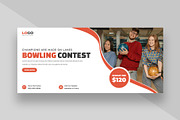 Bowling contest social media cover, a Social Media Template by Designgrove (Thumbnail 3 of 3)