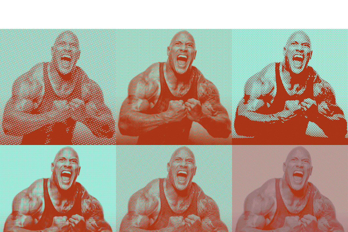 Halftone Master Bundle 2 Instant PSD, a Layer Style Add-On by LESZ Design (Photo 9 of 10)