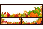 Thanksgiving harvest food, autumn, a Seasonal Illustration by Vector Tradition (Thumbnail 2 of 3)