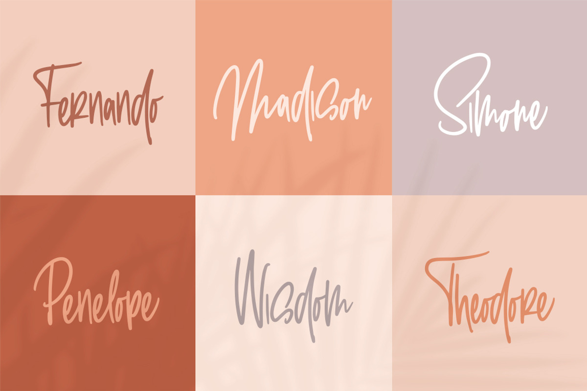 Sailing & Wishes Script Font preview 6