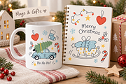 Whimsical Xmas Illustrations, a Seasonal Illustration by Anna Studio (Thumbnail 8 of 12)