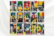 Collage Tarot Cards Deck Colorful, a Decorative Illustration by Mugio (Thumbnail 2 of 5)