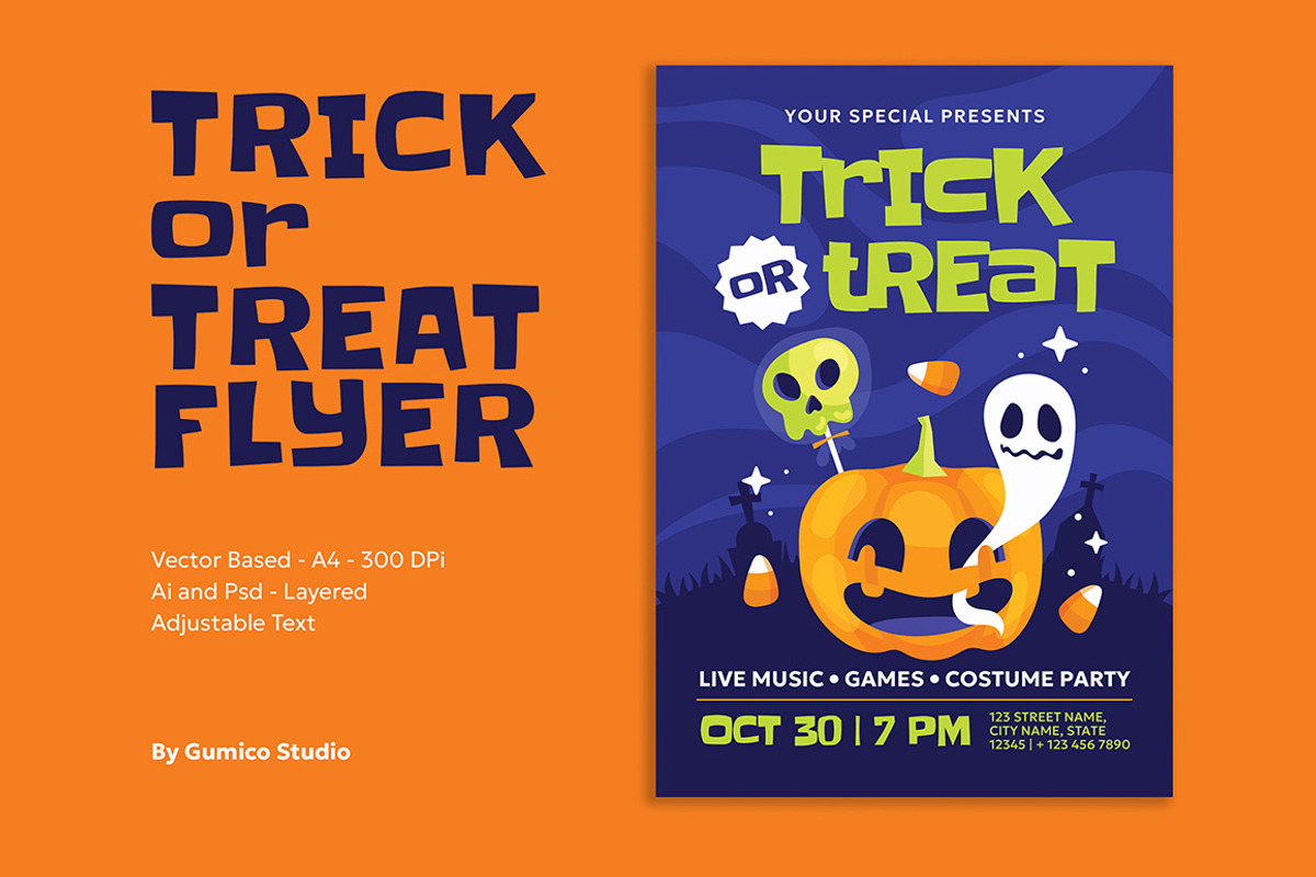Trick or Treat Flyer