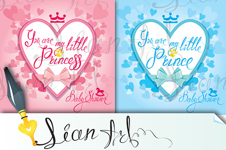 2 cards. Baby Shower