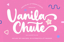 Vanila Chute Bold Handwritten Font