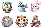 Cute Owl Sublimation, an Illustration by DreamArtGraphic (Thumbnail 4 of 5)