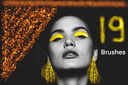 Procreate Brushset Glitter Metallic, a Brush Add-On by Zmapist (Thumbnail 2 of 2)