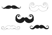 Hipster Moustaches Set 1 Procreate, a Brush Add-On by Disasterology Ink (Thumbnail 9 of 10)