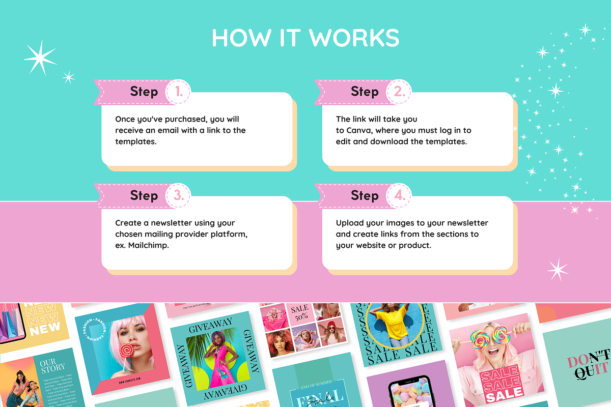 Colorful Newsletter Templates, an Email Template by SunshineStudioBoutique (Photo 9 of 9)
