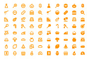 340 Food and Drinks Material Icons, a Solid Icon by Creative Stall (Thumbnail 4 of 7)