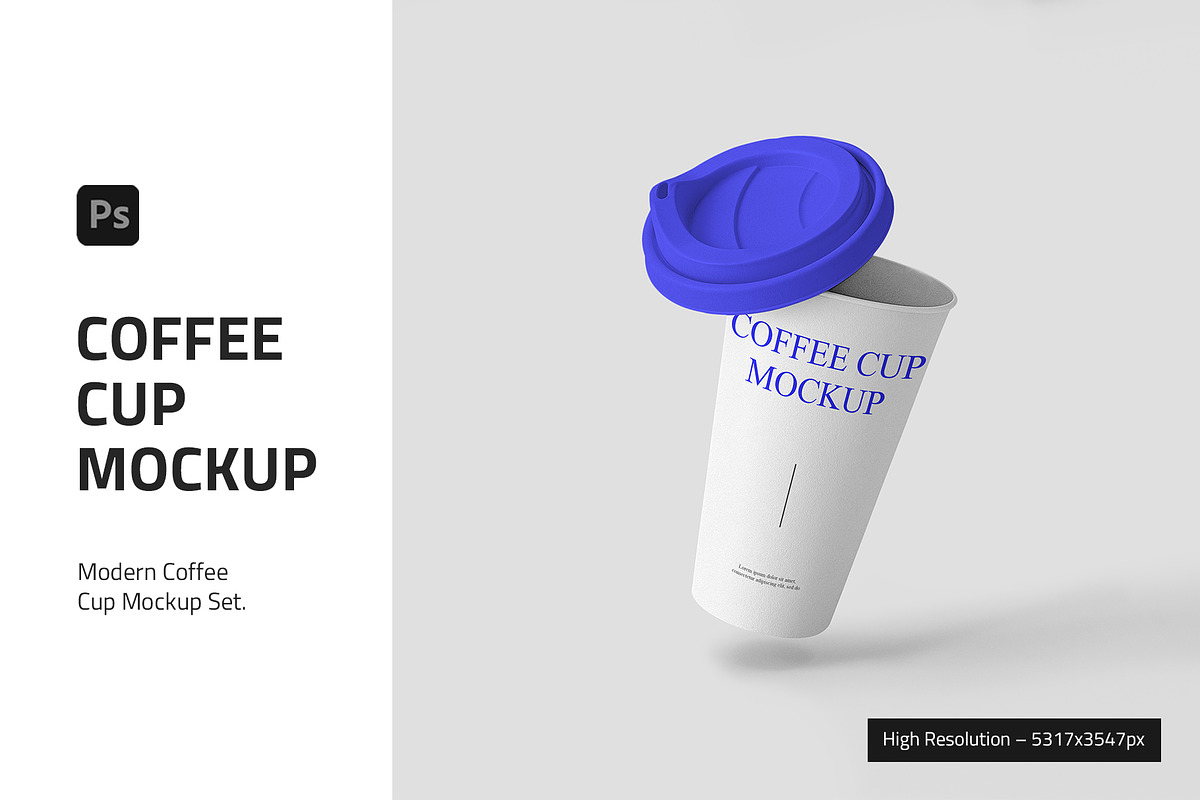Coffee Cup Mockup, a Cups & Container Mockup by PixelWink (Photo 1 of 3)