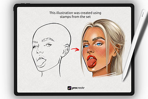 Procreate Face Portrait Brushes