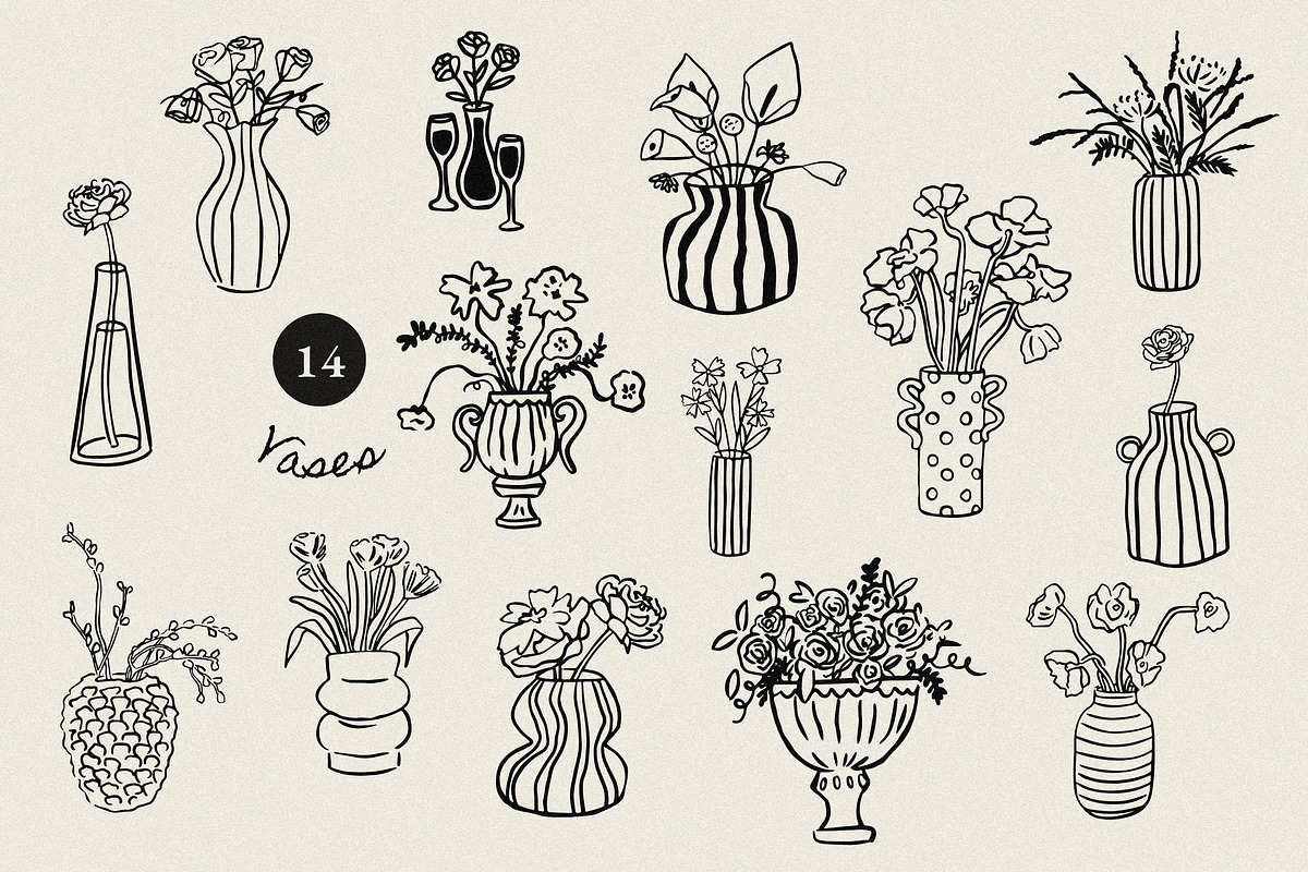 +200 Whimsical Wedding Summer Bundle, a Food Illustration by NassyArt (Photo 8 of 23)
