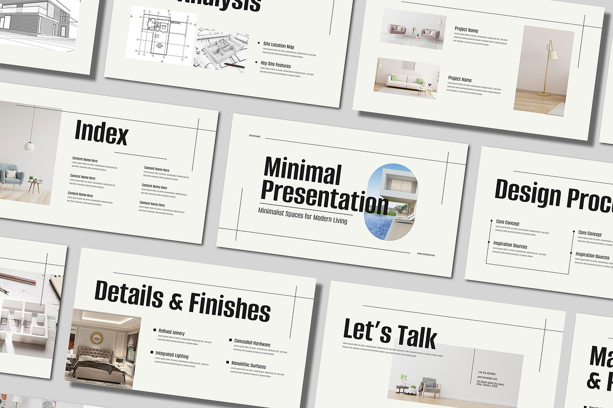 Minimal Presentation Layout Design, a Presentation Template by Mighty-Slide (Photo 1 of 5)