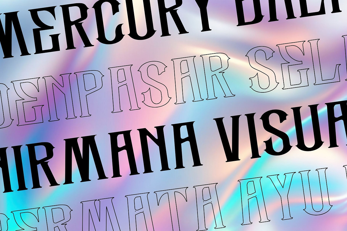 Barek - Gothic Blackletter Font, a Blackletter Font by Nirmana Visual (Photo 3 of 8)