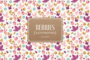 Berries illustrations, a Food Illustration by adehoidar (Thumbnail 1 of 7)