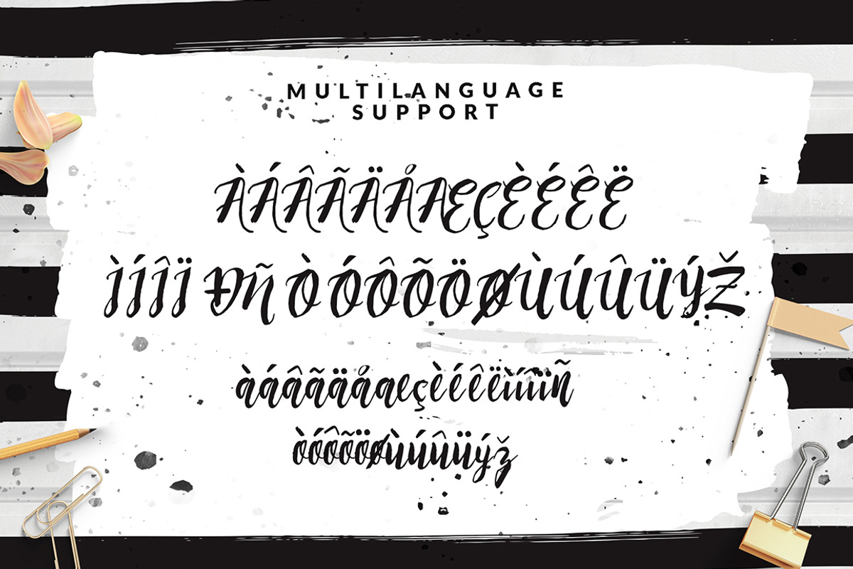 Rising Brush Script, a Script Font by Dirtyline Studio (Photo 11 of 11)