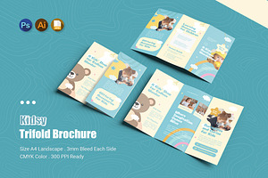 Kidsy Trifold Brochure, a Brochure Template by Esensifiksi.studio
