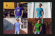 Men's T-Shirt Mock-Up Set, a Shirt Mockup by Freeman Studio (Thumbnail 7 of 14)
