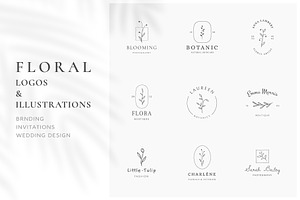 Floral Logos & Illustrations